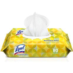 LYSOL® Disinfecting Wipes Lemon Lime Blossom® 80ct. Flatpack