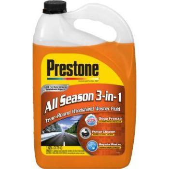 Prestone All Season 3-in-1 Windshield Washer Fluid 5Gallons